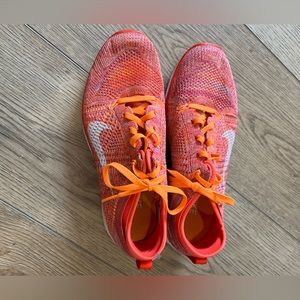 Nike running shoes orange